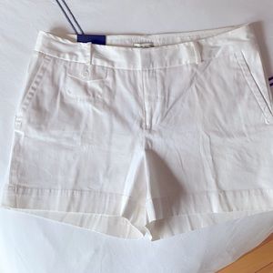 Dressy white shorts